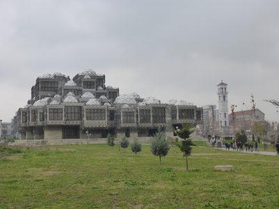 Prishtina University Library. Voted the world's ugliest building.