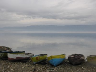 Boats at Lake Ohrid