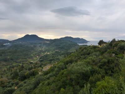 Looking towards South Corfu