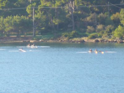 Rowing at Argostoli