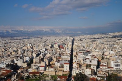 View of Athens from the Acropolis