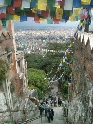 View of Kathmandu from Swayambhunath (Monkey Temple)