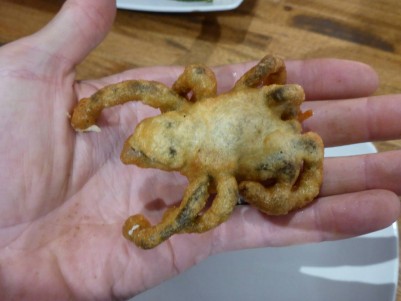Battered tarantula
