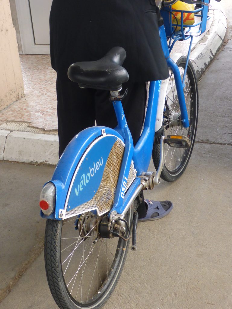 A french city bike has found a new home in Romania