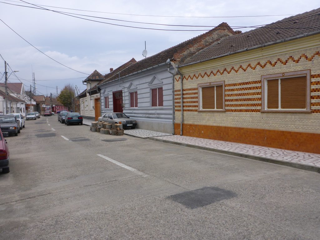 Tiled houses in Moldova Veche
