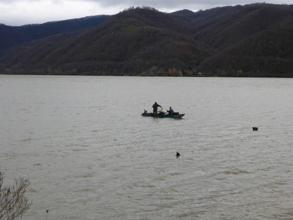 Fishermen in Iron Gates National Park