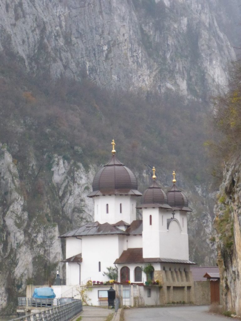 Monastery in the Iron Gates National Park
