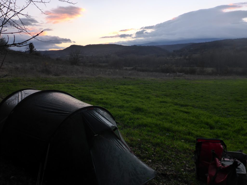 Sunset in Serbia
