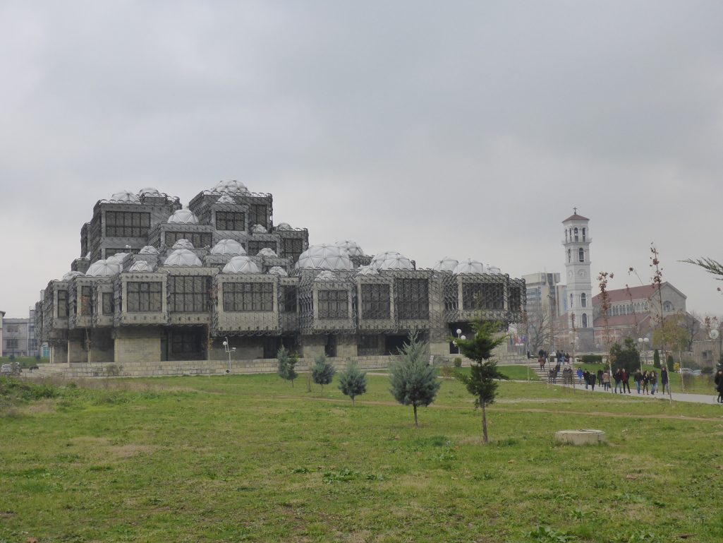 Prishtina University Library. Voted the world's ugliest building.