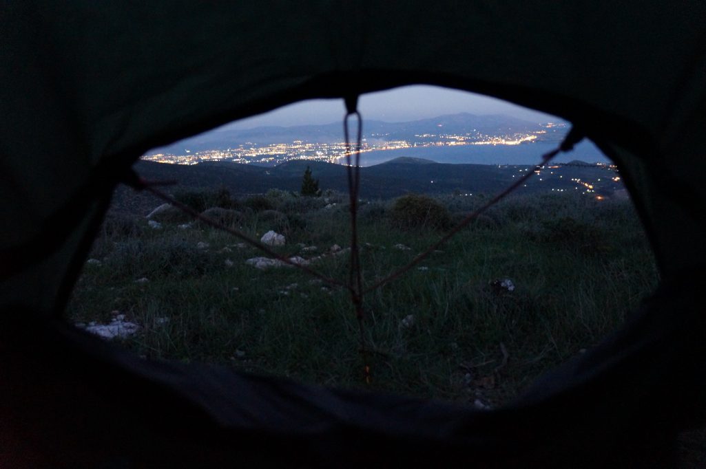 View of Argos from the tent