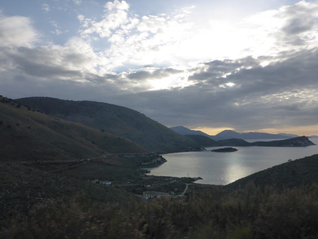 Views towards Corfu