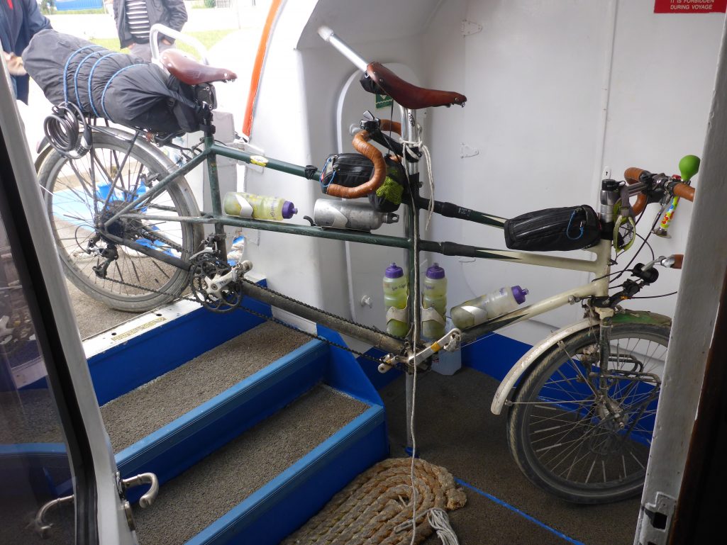 Tandem on the Hydrofoil (just)