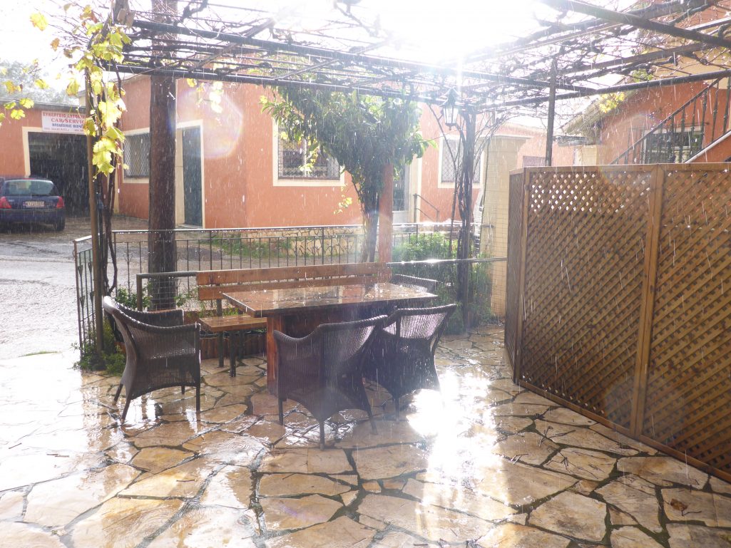 Raining and pouring