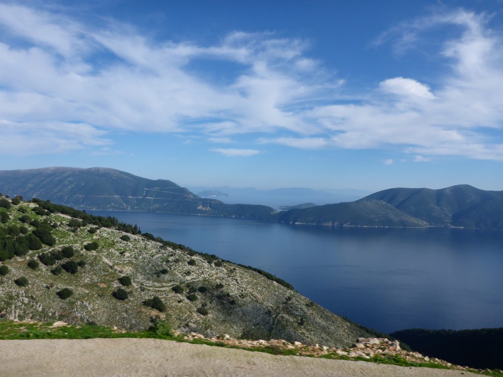 Looking across to Ithica