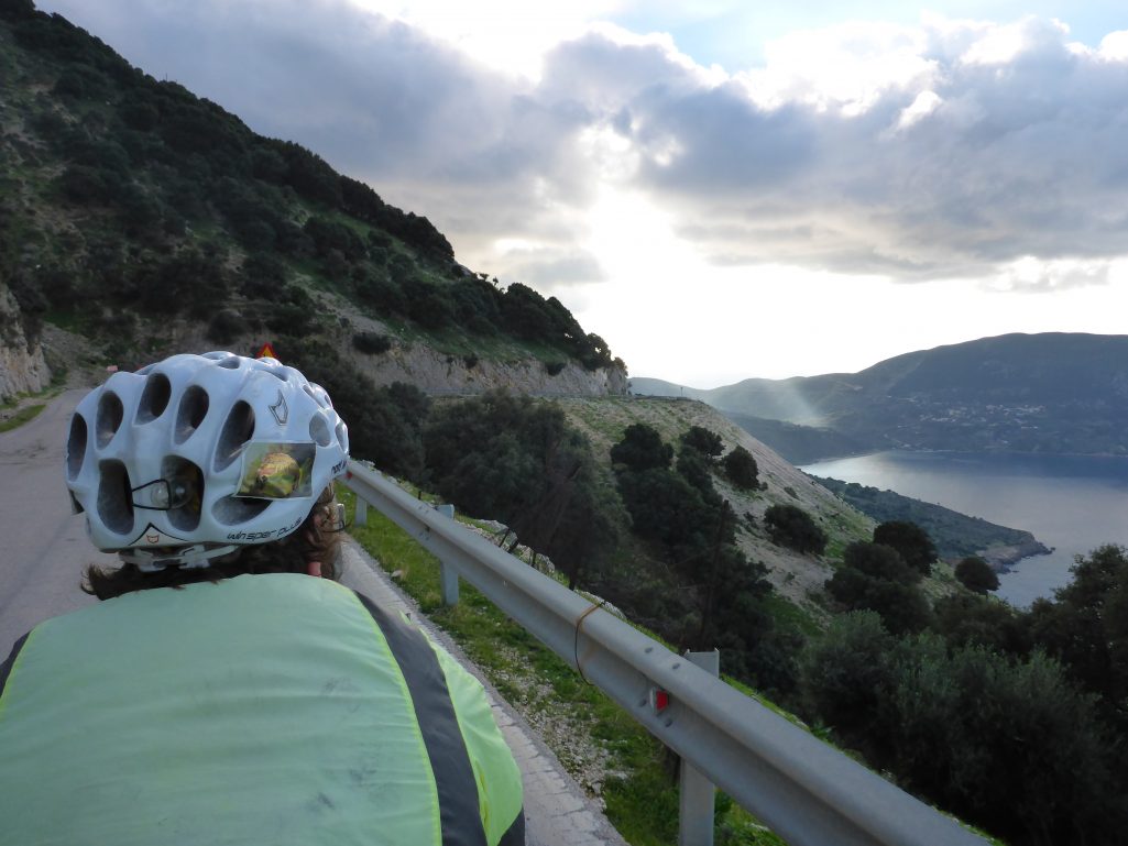 Riding to the south west of Kefalonia