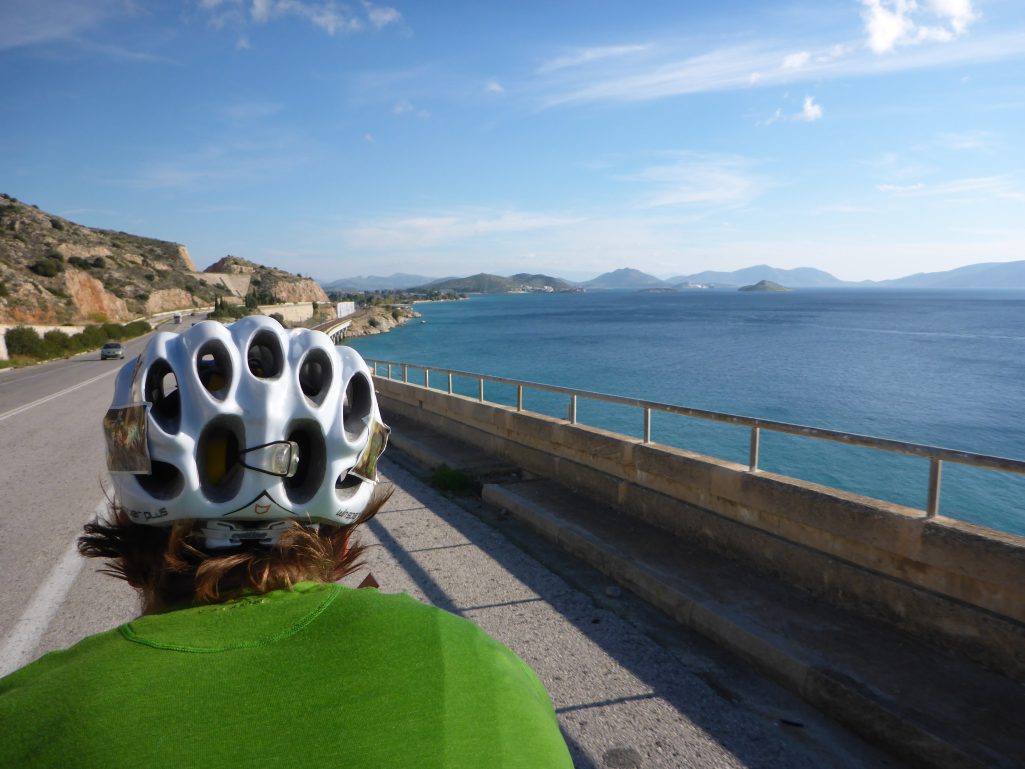 Riding towards Pireaus