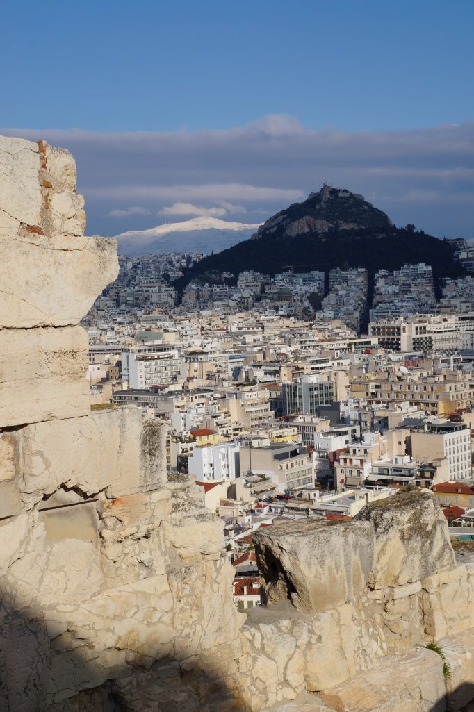 View of Athens from the Acropolis