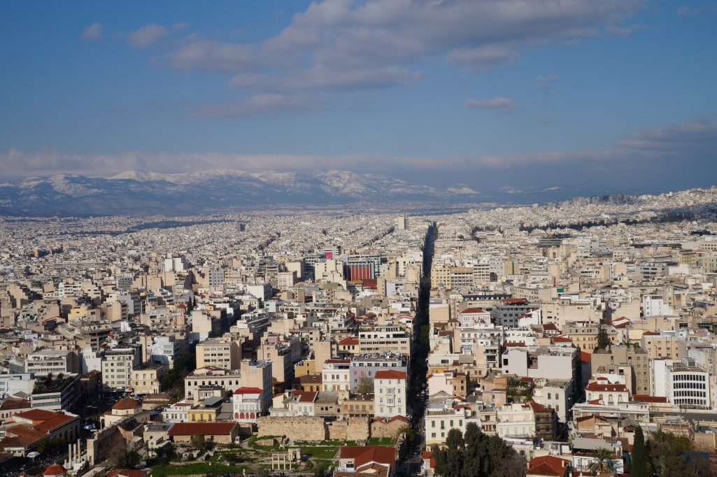 View of Athens from the Acropolis