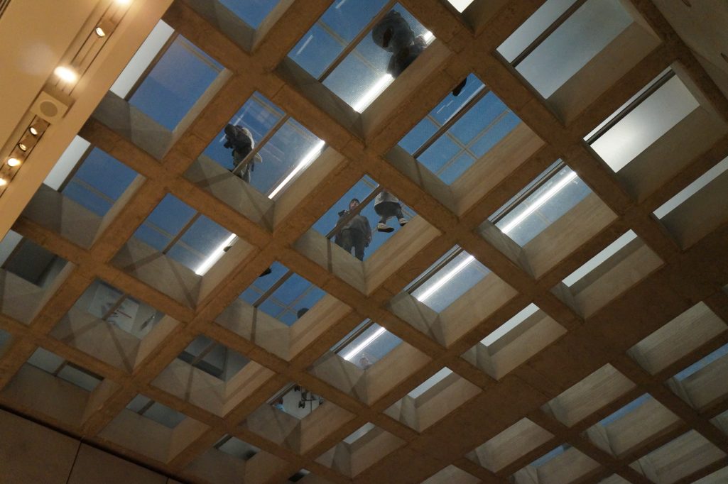 Glass ceiling in the New Acropolis Museum