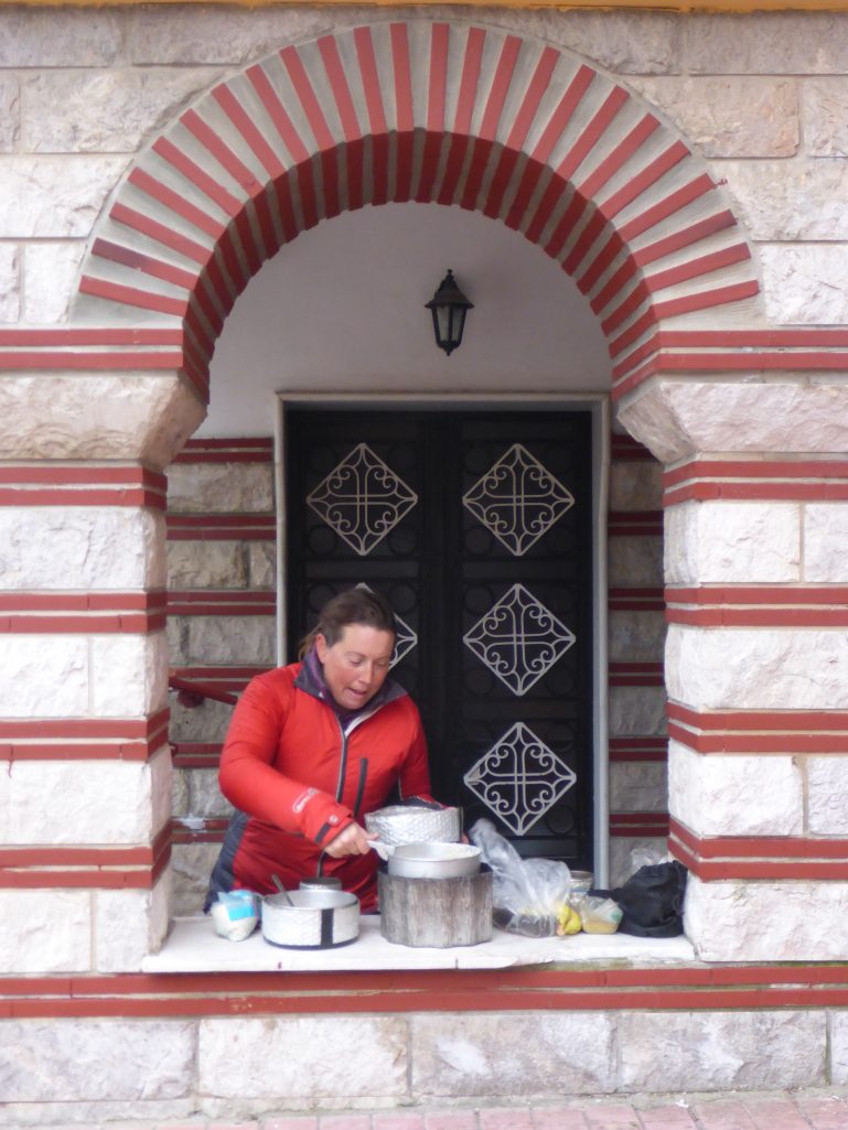 Breakfast booth