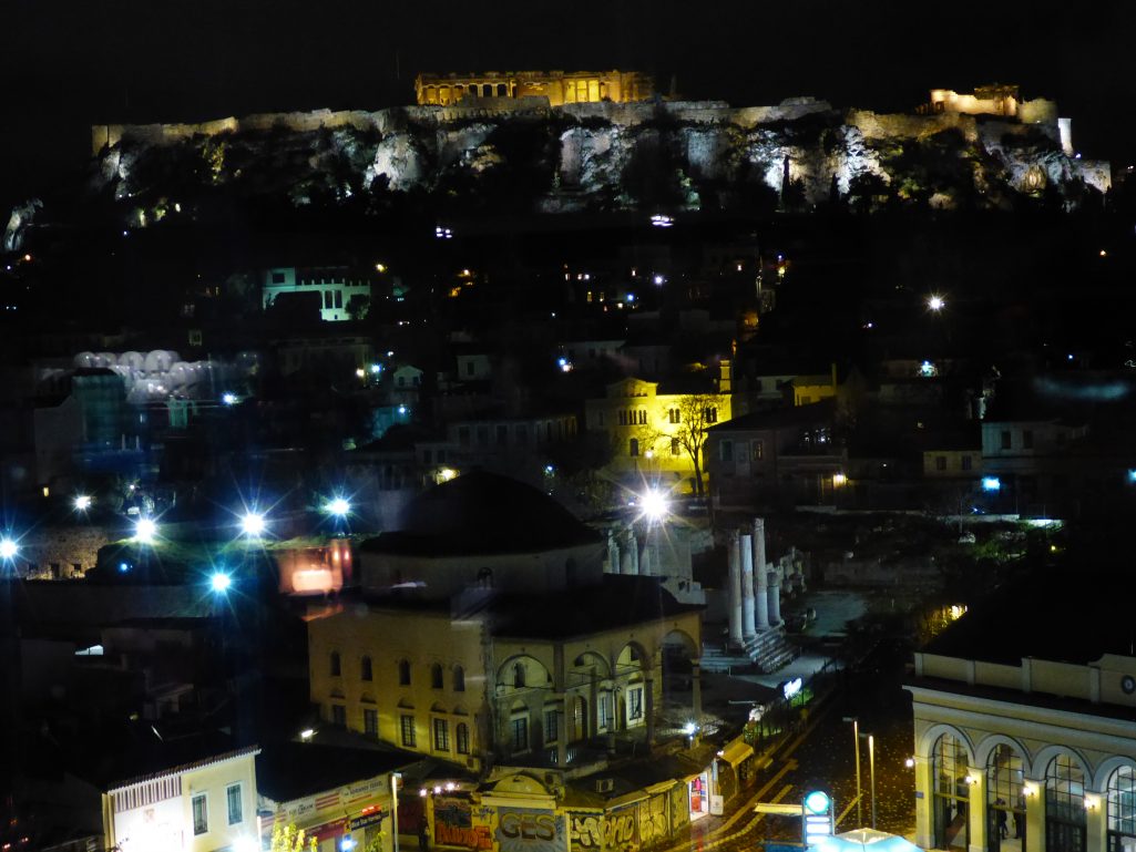 The Acropolis by night